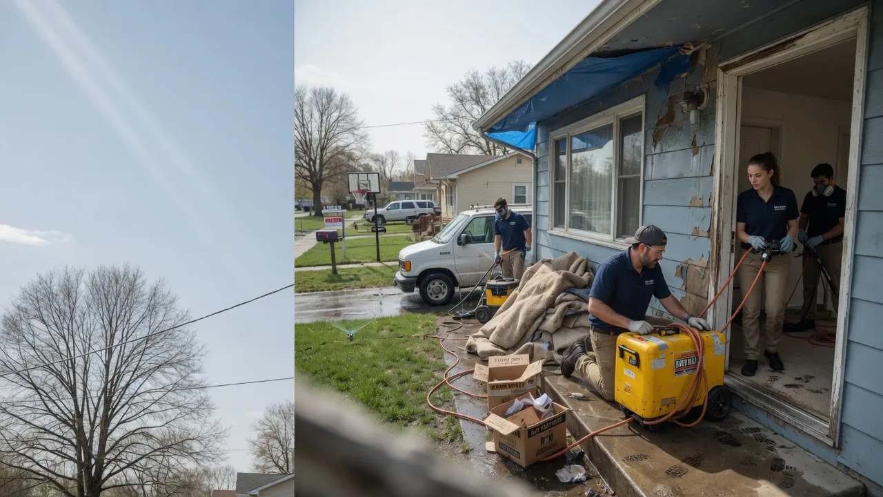 Basement Flood Cleanup in Windsor, OH near me
